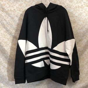 NWT Adidas Black Trefoil Hoodie